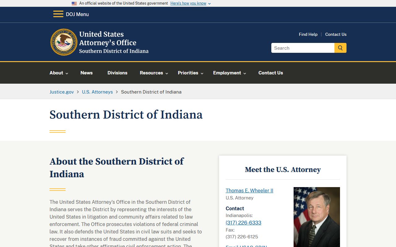 Pike County Circuit Court and U.S. Attorney federal context