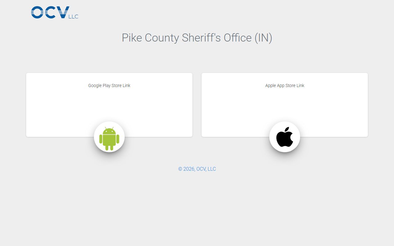 Pike County Clerk records sheriff app share page